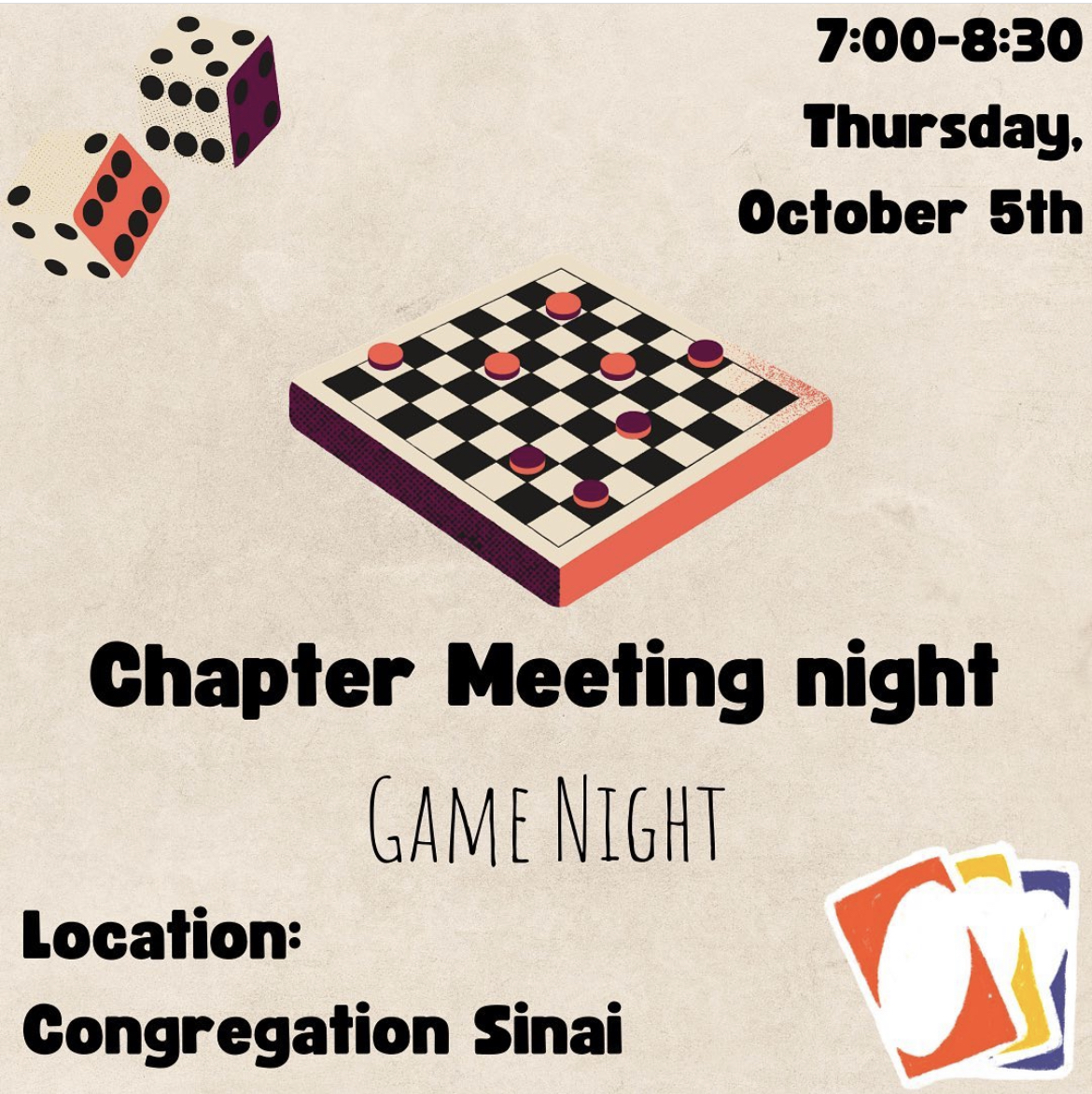 Chapter Program Night: Game Night! image